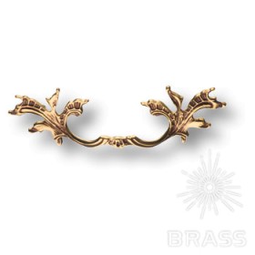 25160-035-128 Ручка скоба классика латунь французское золото 128 мм 25160-035-128 Ручка скоба классика латунь французское золото 128 мм