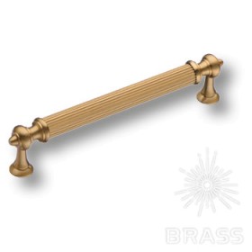 2512-007-128 Ручка скоба латунь современная классика матовое золото 128 мм 2512-007-128 Ручка скоба латунь современная классика матовое золото 128 мм