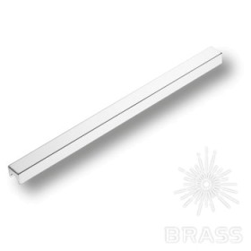 1700 0320 CR Ручка профиль современная классика глянцевый хром 320 мм 1700 0320 CR Ручка профиль современная классика глянцевый хром 320 мм