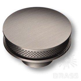 15.311.50.49 Ручка кнопка модерн, чёрный никель 15.311.50.49 Ручка кнопка модерн, чёрный никель