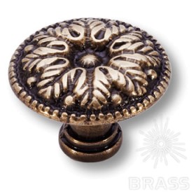 15.303.24.12 Ручка кнопка классика, античная бронза 15.303.24.12 Ручка кнопка классика, античная бронза