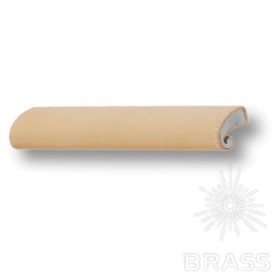 7693.0168.071.175 Ручка скоба эксклюзивная коллекция, бежевая кожа 64 мм 7693.0168.071.175 Ручка скоба эксклюзивная коллекция, бежевая кожа 64 мм