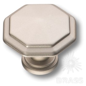 15.309.01.06 Ручка кнопка современная классика, матовый никель 15.309.01.06 Ручка кнопка современная классика, матовый никель