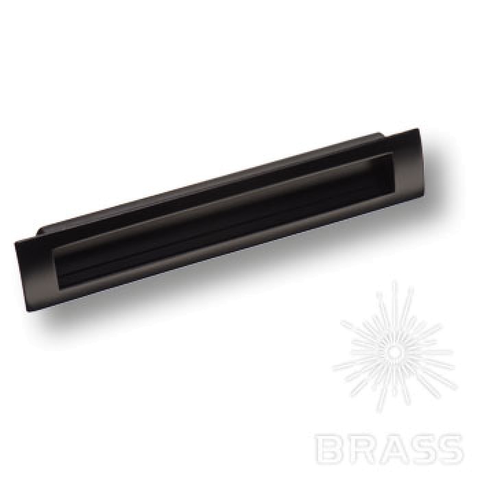 EMBU160-14 Ручка врезная современная классика, чёрный, 160 мм