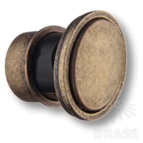 1360 Antique Bronze Ручка кнопка, античная бронза 1360 Antique Bronze Ручка кнопка, античная бронза