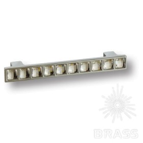 7162.0096.026 Ручка скоба с кристаллами Swarovski эксклюзивная коллекция, глянцевый хром 96 мм 7162.0096.026 Ручка скоба с кристаллами Swarovski эксклюзивная коллекция, глянцевый хром 96 мм
