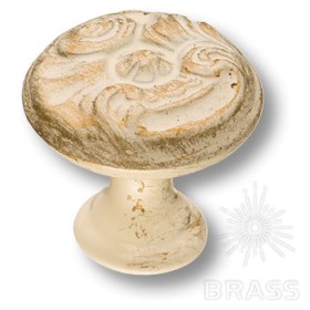 15.366.25.20 Ручка кнопка классика, слоновая кость с позолотой 15.366.25.20 Ручка кнопка классика, слоновая кость с позолотой