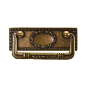 Ручка-скоба 64мм отделка бронза 'Флоренция'