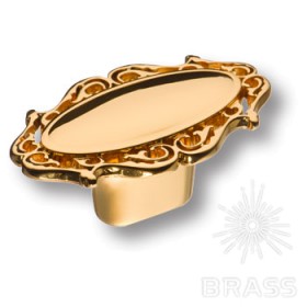 15.381.00.19 Ручка кнопка, современная классика, глянцевое золото 15.381.00.19 Ручка кнопка, современная классика, глянцевое золото