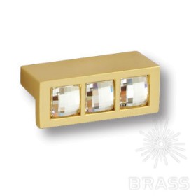 7165.0045.027 Ручка кнопка с кристаллами Swarovski эксклюзивная коллекция, матовое золото 32 мм 7165.0045.027 Ручка кнопка с кристаллами Swarovski эксклюзивная коллекция, матовое золото 32 мм