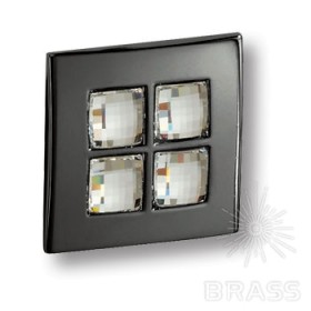 7164.0038.030 Ручка кнопка с кристаллами Swarovski эксклюзивная коллекция, графитовый 7164.0038.030 Ручка кнопка с кристаллами Swarovski эксклюзивная коллекция, графитовый