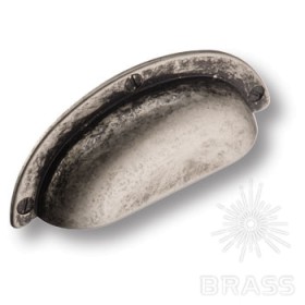 15.284.64.05 Ручка раковина современная классика, античное серебро 64 мм 15.284.64.05 Ручка раковина современная классика, античное серебро 64 мм