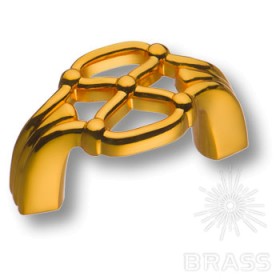 357032MP11 Ручка скоба современная классика глянцевое золото 32 мм 357032MP11 Ручка скоба современная классика глянцевое золото 32 мм