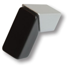 KP8117B1.C/2B Ручка кнопка модерн, матовый хром с венге KP8117B1.C/2B Ручка кнопка модерн, матовый хром с венге