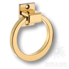 BU 013.80 CS 19 Ручка кольцо модерн, глянцевое золото BU 013.80 CS 19 Ручка кольцо модерн, глянцевое золото