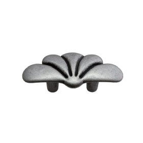 Ручка-скоба 32мм отделка старое серебро с блеском Ручка-скоба 32мм отделка старое серебро с блеском