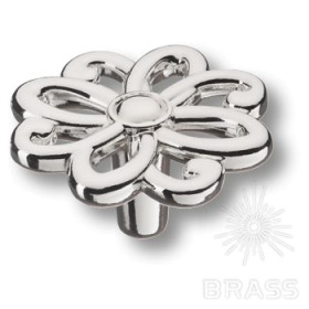 15.375.46.15 Ручка кнопка современная классика, глянцевое серебро 15.375.46.15 Ручка кнопка современная классика, глянцевое серебро