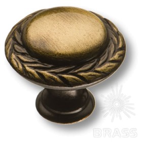 15.310.30.04 Ручка кнопка классика, старая бронза 15.310.30.04 Ручка кнопка классика, старая бронза