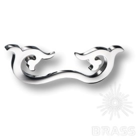 305128MP02 Ручка скоба современная классика глянцевый хром 128 мм 305128MP02 Ручка скоба современная классика глянцевый хром 128 мм