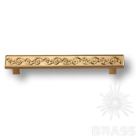 2533-003-96 Ручка скоба латунь глянцевое золото 96 мм 2533-003-96 Ручка скоба латунь глянцевое золото 96 мм