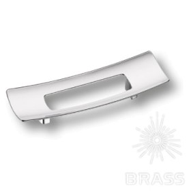 284096MP02 Ручка скоба модерн глянцевый хром 96 мм 284096MP02 Ручка скоба модерн глянцевый хром 96 мм