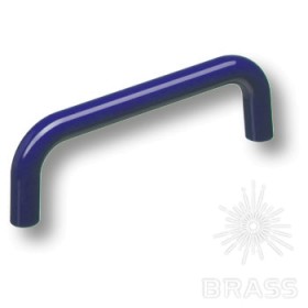 627AZ Ручка скоба детская коллекция, цвет синий глянцевый 96 мм 627AZ Ручка скоба детская коллекция, цвет синий глянцевый 96 мм