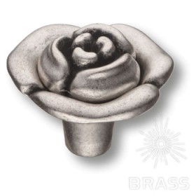 15.393.45.16 Ручка кнопка современная классика, старое серебро 15.393.45.16 Ручка кнопка современная классика, старое серебро