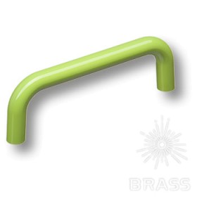 627PI Ручка скоба детская коллекция, цвет фисташковый глянцевый 96 мм 627PI Ручка скоба детская коллекция, цвет фисташковый глянцевый 96 мм