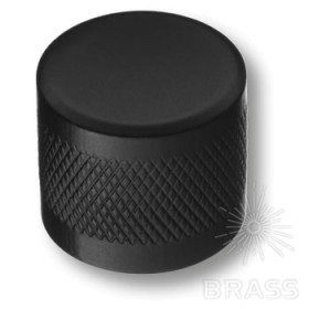 1480 0024 Matt Black Ручка кнопка модерн, матовый чёрный 1480 0024 Matt Black Ручка кнопка модерн, матовый чёрный