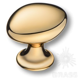 15.340.00.19 Ручка кнопка современная классика, глянцевое золото 15.340.00.19 Ручка кнопка современная классика, глянцевое золото