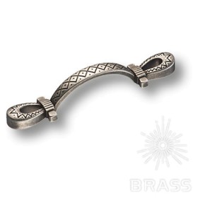 329128MP14 Ручка скоба современная классика старое серебро 128 мм 329128MP14 Ручка скоба современная классика старое серебро 128 мм