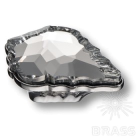 5980.46 Chrome Ручка кнопка с горным хрусталем, глянцевый хром 5980.46 Chrome Ручка кнопка с горным хрусталем, глянцевый хром