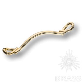 285-128-Gold Ручка скоба глянцевое золото 128 мм 285-128-Gold Ручка скоба глянцевое золото 128 мм