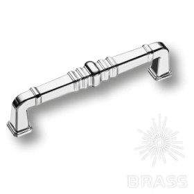 KT 012.128.07 Ручка скоба современная классика глянцевый хром 128 мм KT 012.128.07 Ручка скоба современная классика глянцевый хром 128 мм