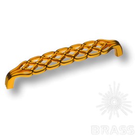 357128MP11 Ручка скоба современная классика глянцевое золото 128 мм 357128MP11 Ручка скоба современная классика глянцевое золото 128 мм