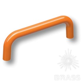 627NA Ручка скоба детская коллекция, цвет оранжевый глянцевый 96 мм 627NA Ручка скоба детская коллекция, цвет оранжевый глянцевый 96 мм