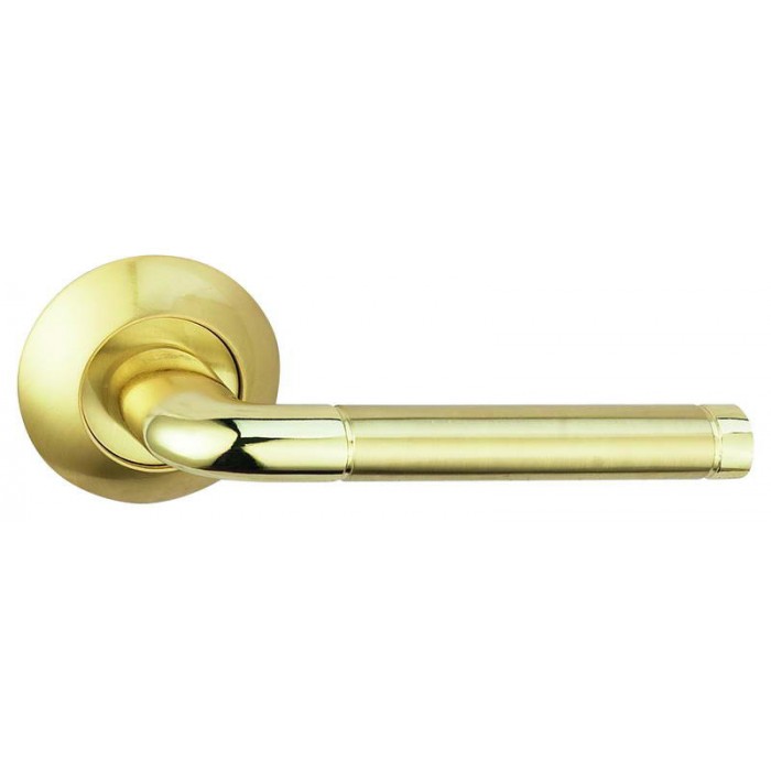 Межкомнатная дверная ручка Bussare LINDO A-34-10 GOLD/S.GOLD