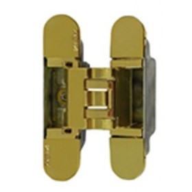 KUBICA 3000 DXSX, GOLD петля скрытая универсальная для дверей с притвором до 10мм ЗОЛОТО (60 kg)