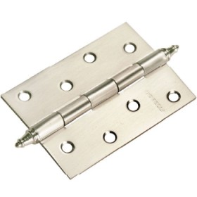 Стальные универсальные дверные петли Morelli MS 100X70X2.5-U SN Белый никель
