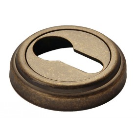 Накладка круглая под евроцилиндр Morelli MH-KH-CLASSIC OMB Цвет - старая античная бронза