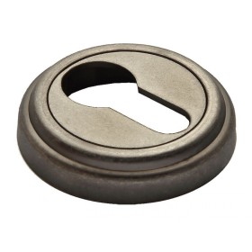 Накладка круглая под евроцилиндр Morelli MH-KH-CLASSIC OMS Цвет - старое античное серебро