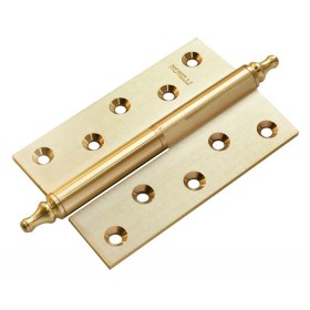 Латунные разъемные дверные петли Morelli с короной MB 120X80X3.5 SG L C Цвет - Матовое Золото Латунные разъемные дверные петли Morelli с короной MB 120X80X3.5 SG L C Цвет - Матовое Золото