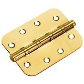 Стальные универсальные скругленные петли Morelli MS-C 100X70X2.5-4BB SG Цвет - Матовое золото Стальные универсальные скругленные петли Morelli MS-C 100X70X2.5-4BB SG Цвет - Матовое золото