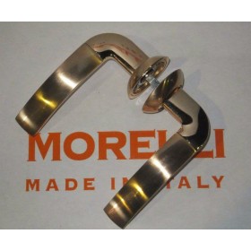 Межкомнатная дверная ручка Morelli Палаццо-2 MH-02 SG/GP Золото матовое/Золото