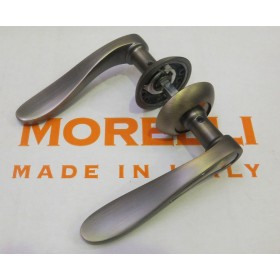 Межкомнатная дверная ручка Morelli London eye MH-26 MAB/AB Матовая античная бронза/Античная бронза 