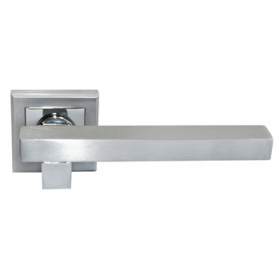 Межкомнатная дверная ручка Morelli Central MH-16 SC/CP-S Хром матовый/Хром Межкомнатная дверная ручка Morelli Central MH-16 SC/CP-S Хром матовый/Хром