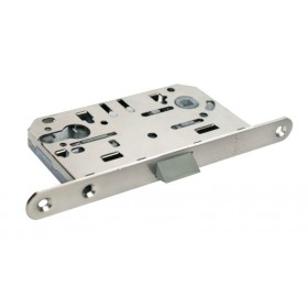 Замок бесшумный под ключевой цилиндр Morelli 1885P SN Цвет - Белый никель Замок бесшумный под ключевой цилиндр Morelli 1885P SN Цвет - Белый никель