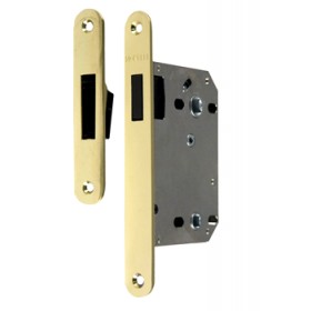 Защелка врезная магнитная под цилиндр Morelli 2070M PG Золото Защелка врезная магнитная под цилиндр Morelli 2070M PG Золото