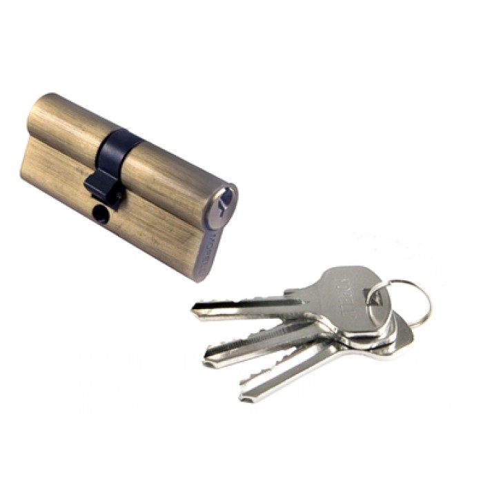 Ключевой цилиндр Morelli ключ/ключ (70 мм) 70C AB Цвет - Античная бронза