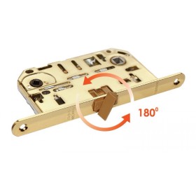 Защелка бесшумная сантехническая MORELLI Innovation IP WC PG Цвет - Золото, без отв. планки Защелка бесшумная сантехническая MORELLI Innovation IP WC PG Цвет - Золото, без отв. планки